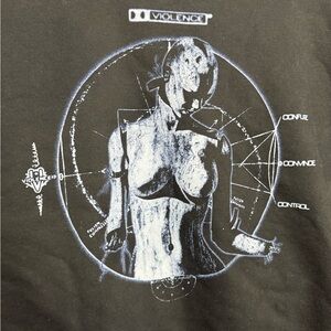 Black Graphic Hoodie